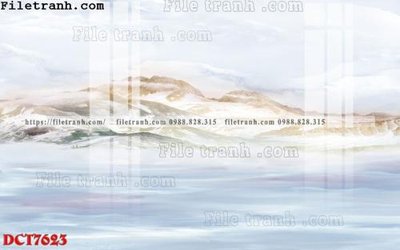File tranh PSD File in vân đá cẩm thạch DCT7623 chất lượng cao