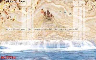 File tranh gốc File in vân đá cẩm thạch DCT7734 (bản đẹp) độc quyền