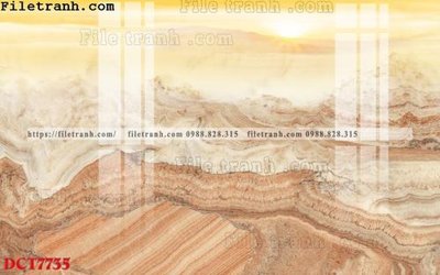 File tranh File in vân đá cẩm thạch DCT7735 (gốc) chủ đề thành phố
