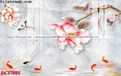 File in trần File in vân đá cẩm thạch DCT7885 (bản gốc 3D) sống động