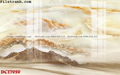 File in trần File in vân đá cẩm thạch DCT7959 (bản gốc) hoa văn