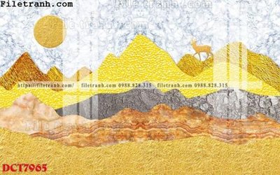 File gốc File in vân đá cẩm thạch DCT7965 (in tráng gương) sang trọng