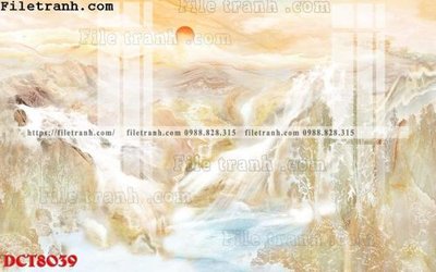 File tranh File in vân đá cẩm thạch DCT8039 (ảnh gốc) in trần xuyên sáng