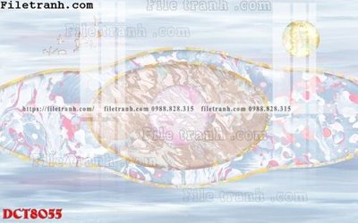 File tranh File in vân đá cẩm thạch DCT8055 (gốc) chủ đề thành phố