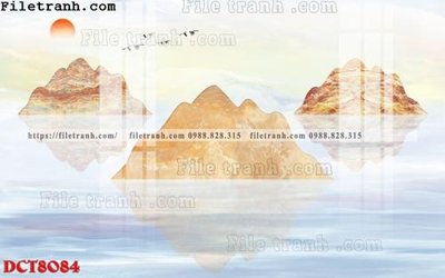 File tranh File in vân đá cẩm thạch DCT8084 (gốc) chủ đề tĩnh vật