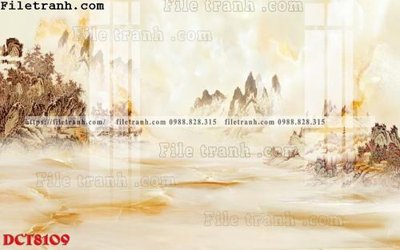 Download file gốc File in vân đá cẩm thạch DCT8109 (in lụa) tranh 3D