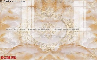 File tranh File in vân đá cẩm thạch DCT8152 (bản gốc) in lụa 5D