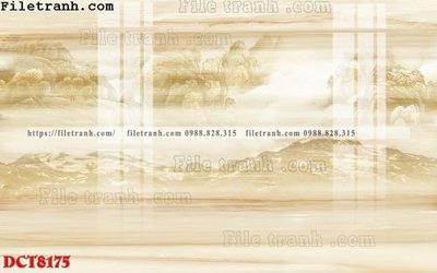 File tranh File in vân đá cẩm thạch DCT8175 (bản gốc) trang trí văn phòng
