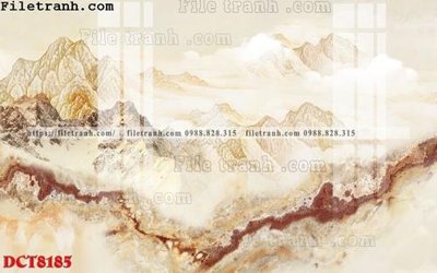 File tranh in trần 3D File in vân đá cẩm thạch DCT8185 (ảnh gốc)