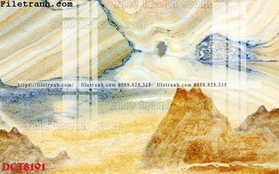 File in lụa File in vân đá cẩm thạch DCT8191 (hoa văn) File in vân đá cẩm thạch DCT8191