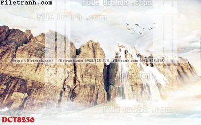 File in ấn File in vân đá cẩm thạch DCT8236 (bản gốc) cao cấp