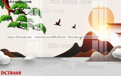 File tranh in mica File in vân đá cẩm thạch DCT8468 (độ phân giải cao)