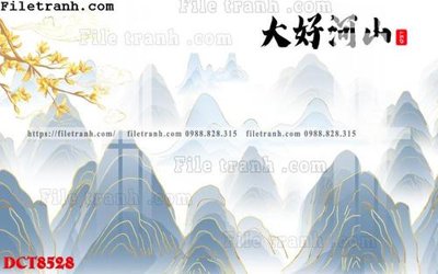 File gốc File in vân đá cẩm thạch DCT8528 (phong cách) tối giản