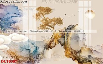 File in mica File in vân đá cẩm thạch DCT8587 (bản gốc) siêu trong