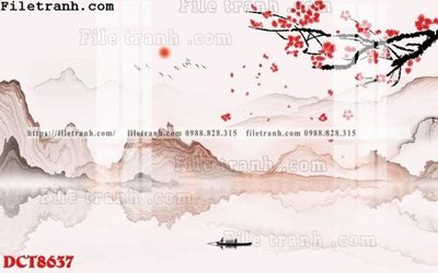 File tranh File in vân đá cẩm thạch DCT8637 (bản gốc) in lụa dán tường
