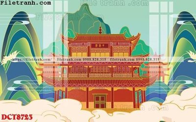 File gốc in tráng gương File in vân đá cẩm thạch DCT8723 chi tiết