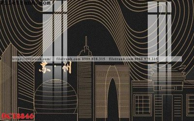 File tranh File in vân đá cẩm thạch DCT8846 (gốc) phong cách tối giản