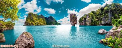 Tải file File gốc đại đương biển DD264 (ảnh gốc) in tranh kính