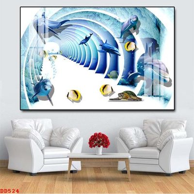 File tranh File gốc đại đương biển DD524 (gốc) phong cách tối giản