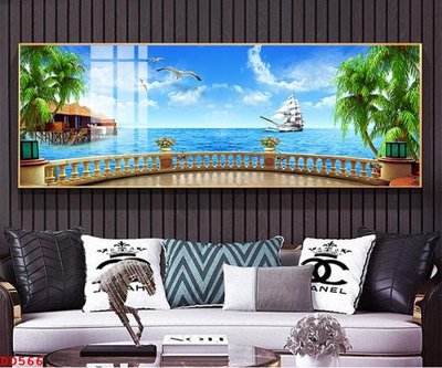 File gốc File gốc đại đương biển DD566 (in lụa) họa tiết 3D