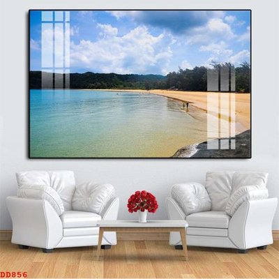 File tranh File gốc đại đương biển DD856 (gốc) in trên kính