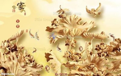 File gốc File tranh điêu khắc DK120 (in lụa) cao cấp