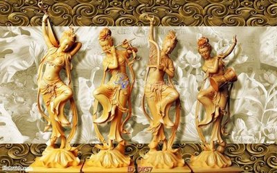 File in lụa File tranh điêu khắc DK57 (hoa văn) File tranh điêu khắc DK57