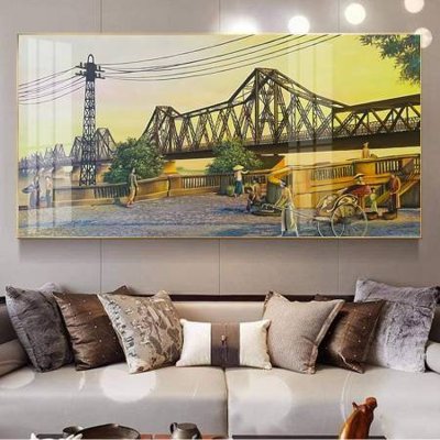 Download file gốc File tranh đồng quê DQ1008 (in mica) 3D