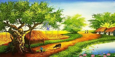 Download file gốc File gốc tranh đồng quê DQ118 (độ nét cao)