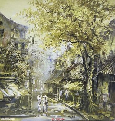 File gốc File tranh đồng quê DQ184 (phong cách) châu Âu