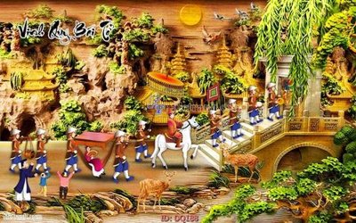 File tranh File tranh đồng quê DQ188 (gốc) chủ đề trừu tượng