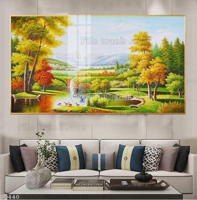 File tranh trang trí File tranh đồng quê DQ440 (tải file gốc)