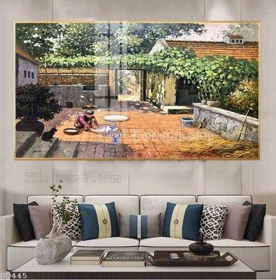 Tải về file tranh gốc File tranh đồng quê DQ445 (để in quảng cáo)