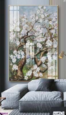 File in trần File tranh đồng quê DQ632 (bản gốc) hoa văn