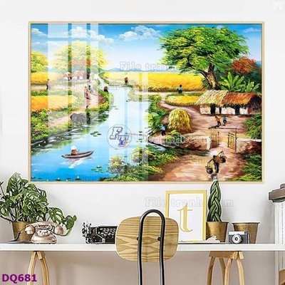 File tranh File tranh đồng quê DQ681 (ảnh gốc) độ nét vượt trội