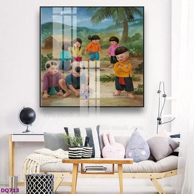 File in trần File tranh đồng quê DQ713 (file gốc) chủ đề vũ trụ