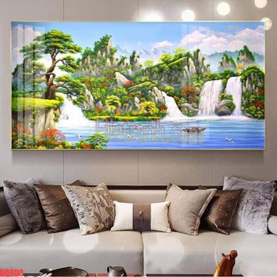 File tranh File tranh đồng quê DQ800 (bản gốc) in canvas