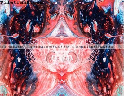 File in trần File vân đá đá cẩm thạch đối xứng DX1003 (bản gốc) phong cảnh