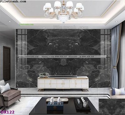 File gốc File vân đá đối xứng DX122 (in lụa) tranh mã đáo