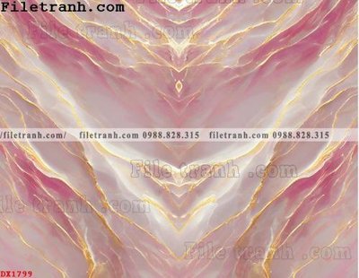 File gốc in mica File vân đá đá cẩm thạch đối xứng DX1799 chất lượng