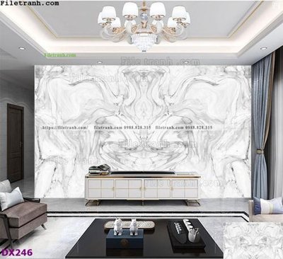 Hình ảnh file gốc in trần nhà File vân đá đối xứng DX246
