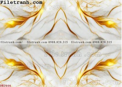File gốc File vân đá đá cẩm thạch đối xứng DX2666 (in lụa) trang trí tường