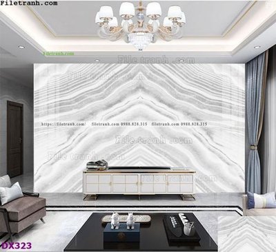 File tranh File vân đá đối xứng DX323 (bản gốc) treo tường