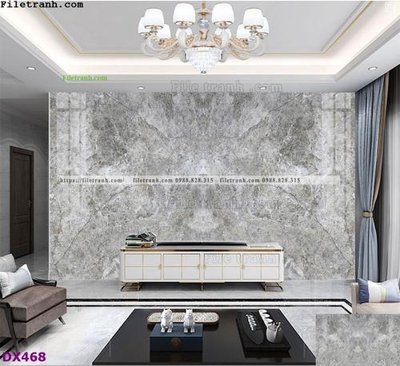 File gốc File vân đá đối xứng DX468 (in lụa) trang trí tường