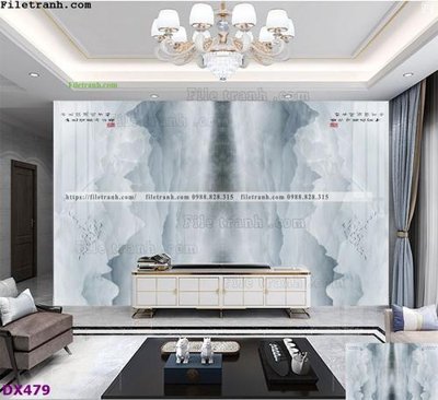 File ảnh File vân đá đối xứng DX479 (gốc) dùng in Pano