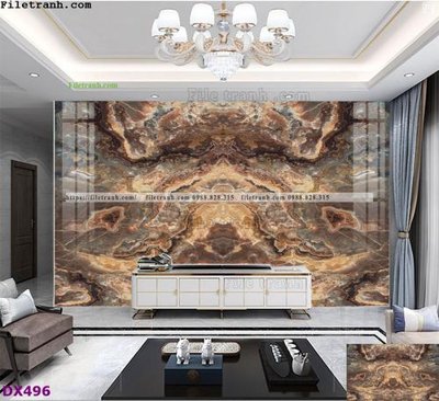 File gốc File vân đá đối xứng DX496 (in tráng gương) sang trọng