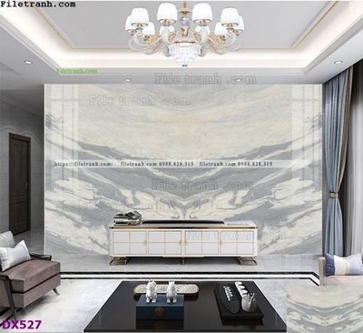 File tranh File vân đá đối xứng DX527 (bản gốc) in canvas