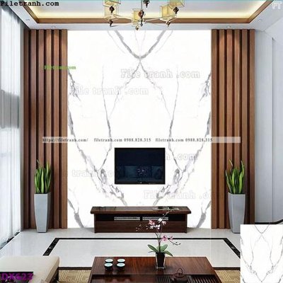 Hình ảnh file gốc in trần nhà File vân đá đối xứng DX623