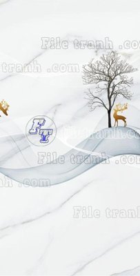 File tranh File in vân đá cẩm thạch thông tầng đứng DXD174 (gốc) chủ đề tĩnh vật