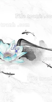 File in trần File in vân đá cẩm thạch thông tầng đứng DXD188 (bản gốc) đại dương